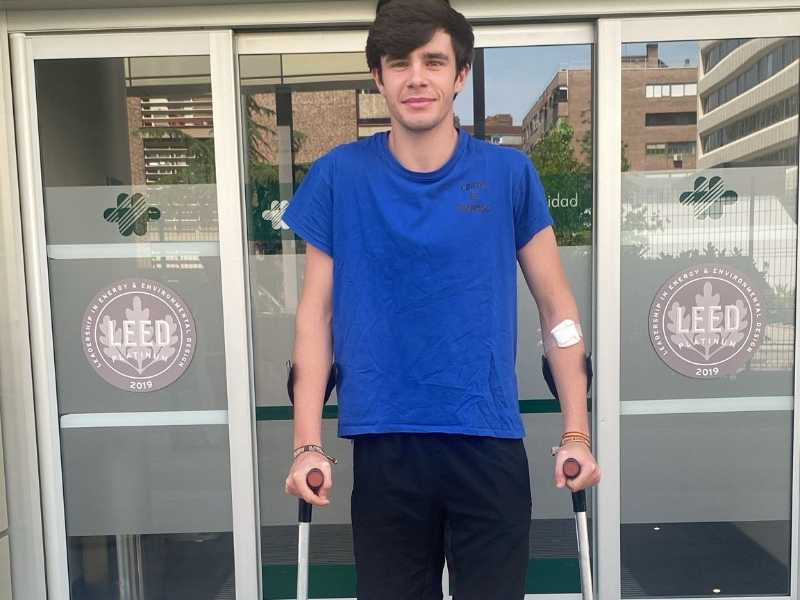 Mario Vilau recibe el alta hospitalaria