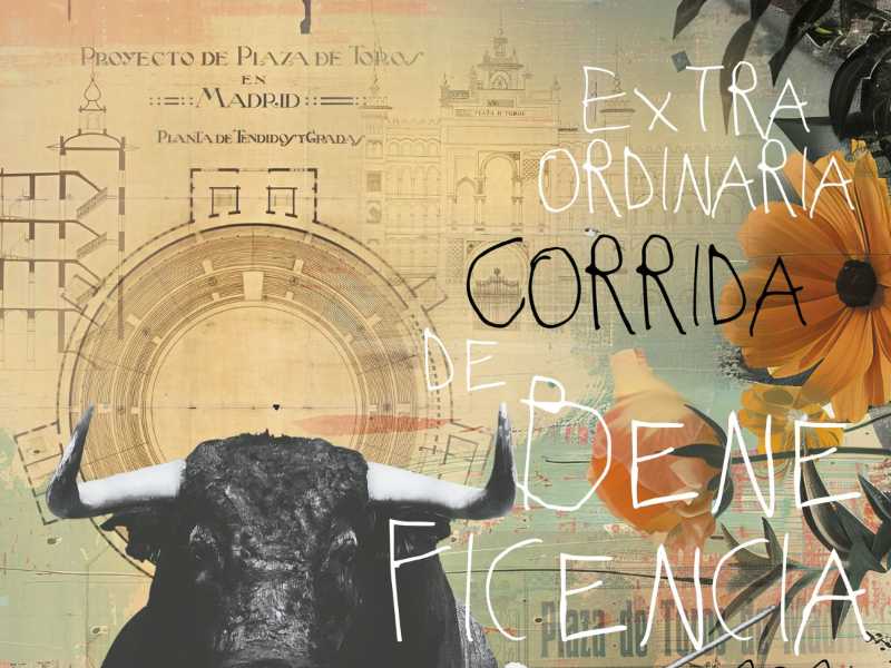 El Centro de Asuntos Taurinos desvela la imagen del cartel oficial de la Corrida de la Beneficencia 2026