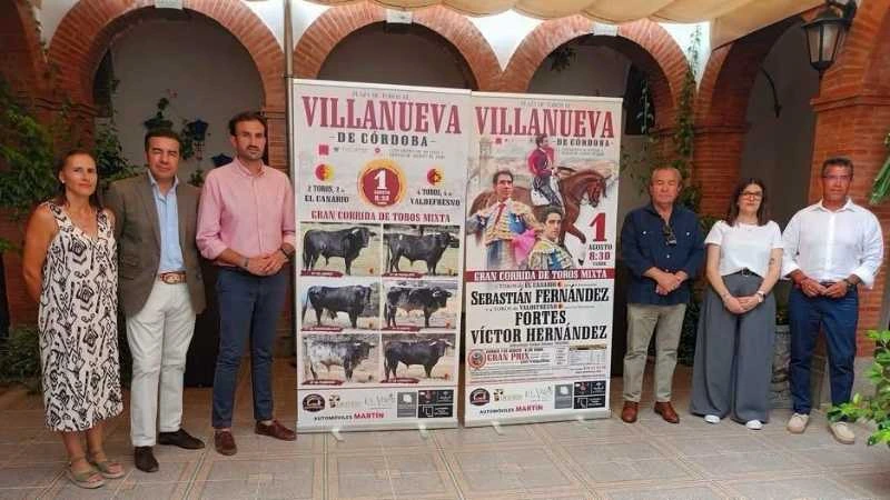 Sebastián Fernández, Fortes y Víctor Hernández, un cartel de peso para la feria de Villanueva de Córdoba