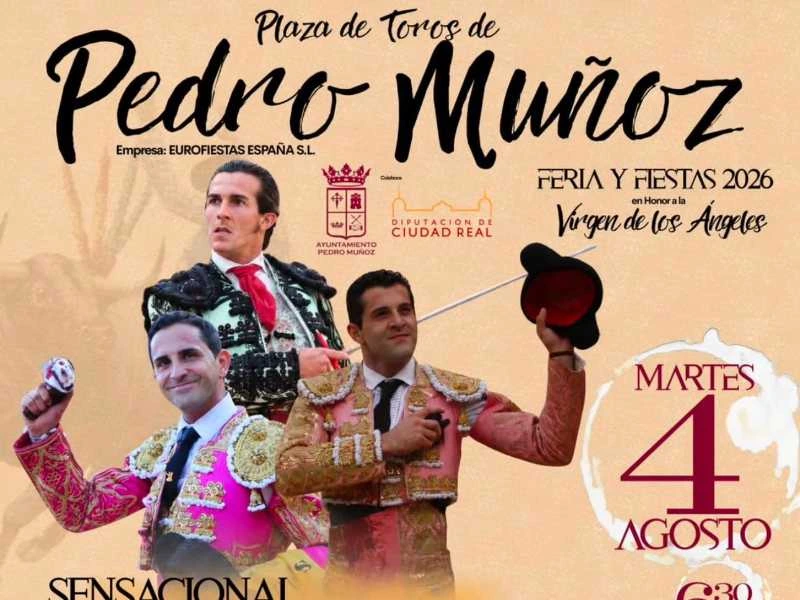 Pedro Muñoz presenta una sensacional corrida de Ignacio Tomás Frías para su feria