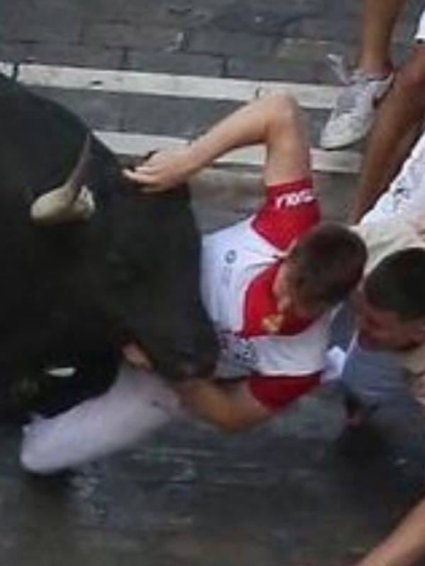 Primer herido por asta de toro en los Sanfermines 2026