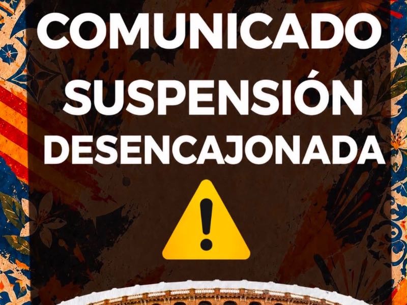 La alerta roja por altas temperaturas obliga la suspensión de la desencajonada de los toros de la feria de julio en Valencia