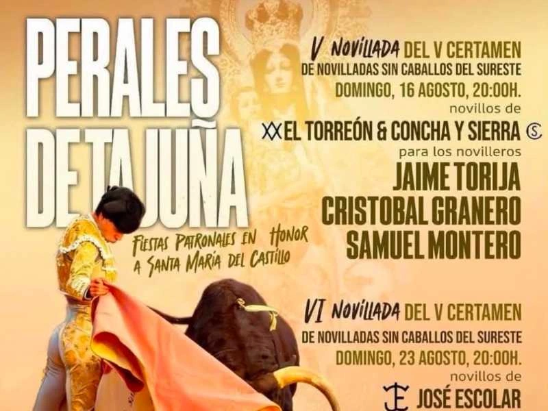 Perales de Tajuña define los carteles de sus novilladas para el V Certamen del Sureste