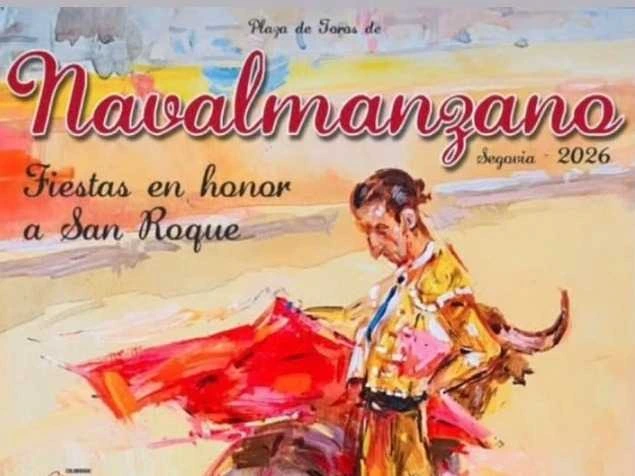 Cartel de solera en Navalmanzano con Finito, Manolo Sánchez, El Conde y Emilio de Frutos
