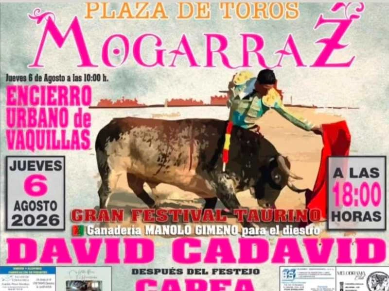 David Cadavid, único espada en el festival taurino de Mogarraz