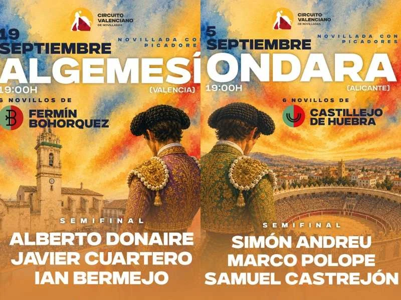 Ondara y Algemesí, escenarios de las semifinales del Circuito Valenciano