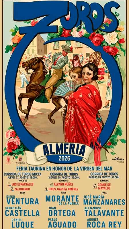 Almería ya cuenta los días para una Feria Taurina 2026 de máxima categoría