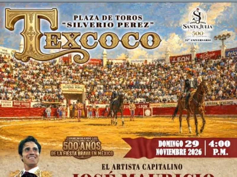 Víctor Hernández hace el paseíllo en Texcoco el 29 de noviembre