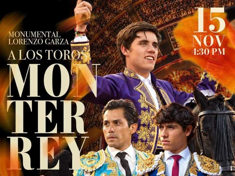 Guillermo Hermoso de Mendoza encabeza el cartelazo de Monterrey el 15 de noviembre
